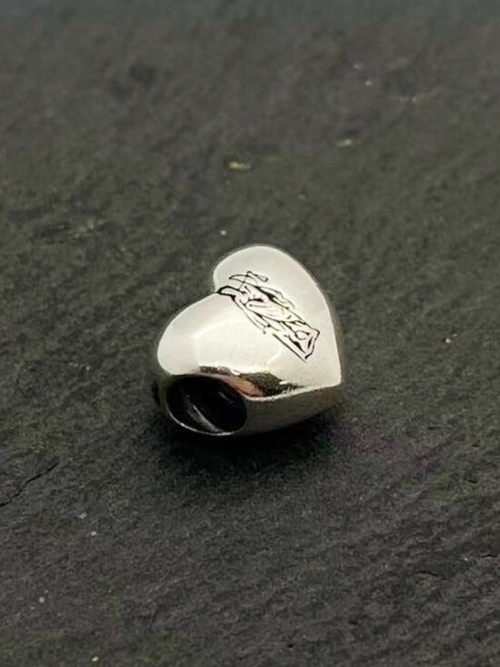 Pandora Jewelry - Pandora Direito Heart Charm Sterling Silver Jewelry
